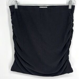 Standard James Perse Side Cinched Mini Skirt Women’s Size 4 in Black